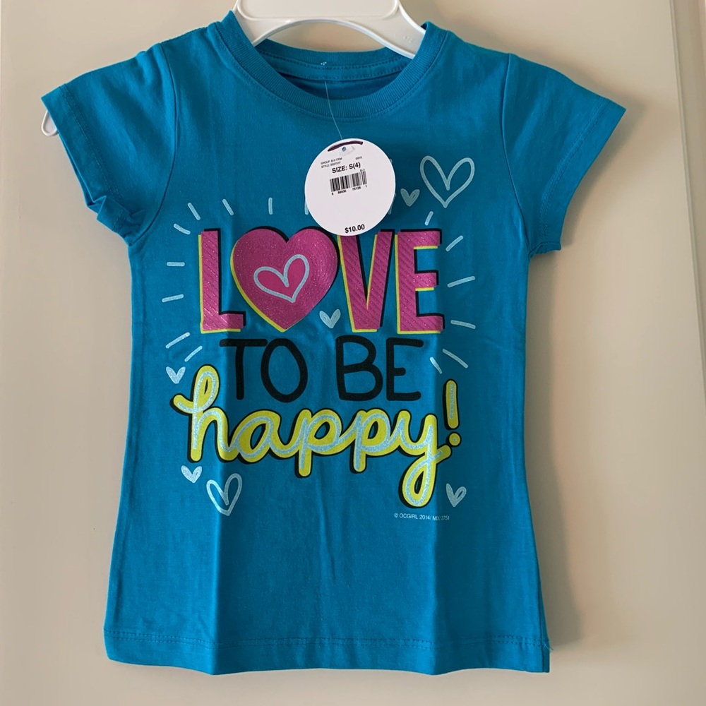 Pony Tails Blue Graphic Tee